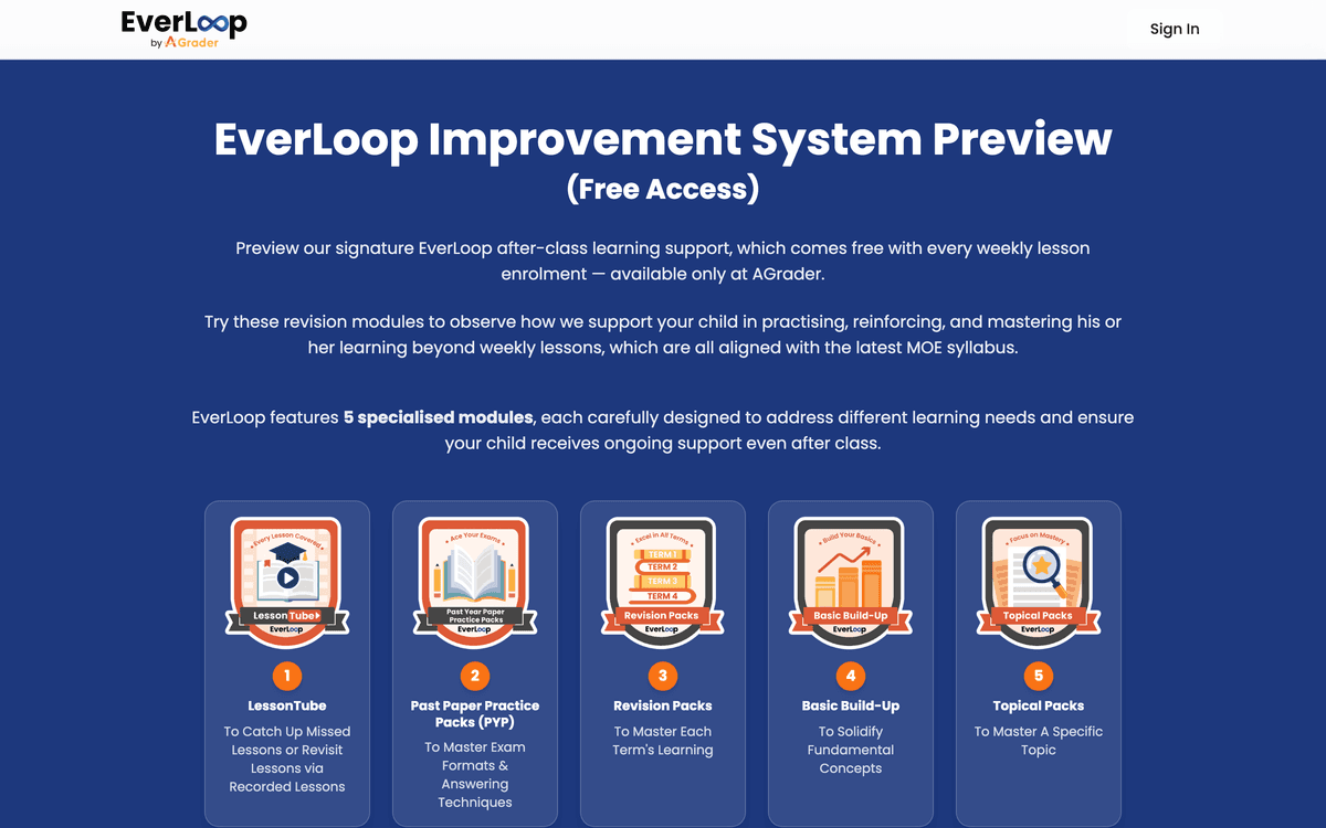 Flagship K-12 revision platform, free-resources page